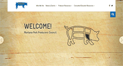 Desktop Screenshot of montanapork.org