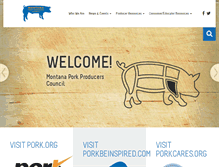 Tablet Screenshot of montanapork.org